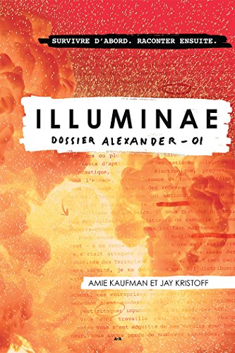 The image is of the 2015 young adult space opera book, Illuminae. It was written by Amie Kaufman and Jay Kristoff.